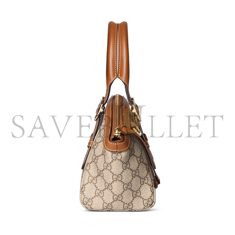 GUCCI GG EMBLEM SMALL TOP HANDLE BAG ‎839005 (31*17*12cm)